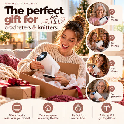 Big-Screen Crochet Projector