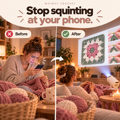 Big-Screen Crochet Projector